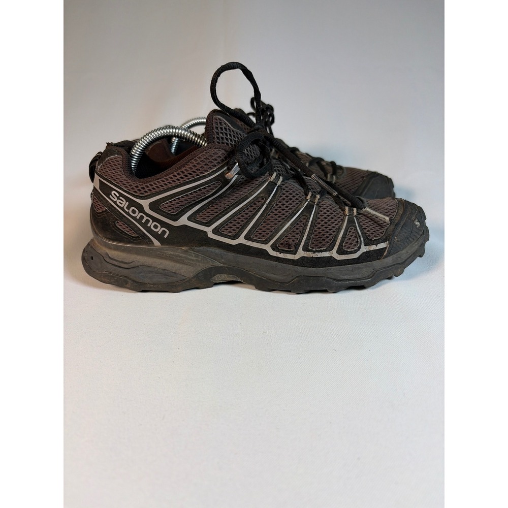 Salomon X-Ultra Men 9.5 Trail Hiking Shoes Black Grey 371663 Low Top Sneaker